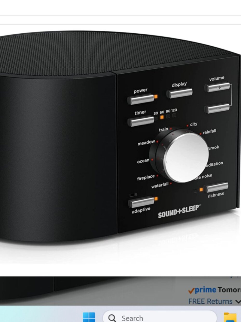Adaptive Sound Technologies Sound + Sleep - White Noise Machine Focus Support